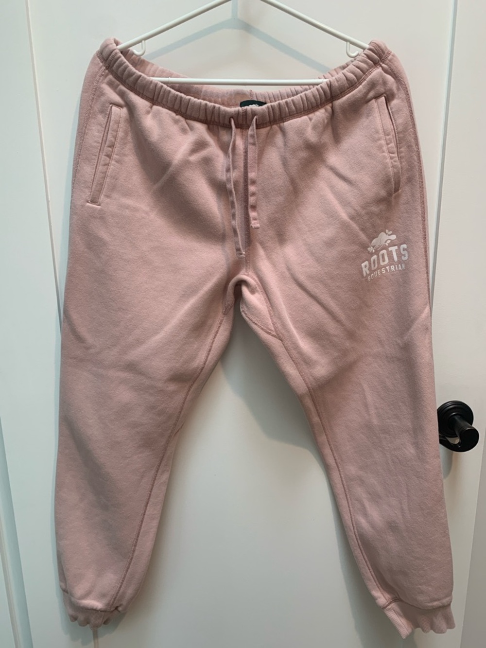 Roots women’s Light Pink Fleece Joggers